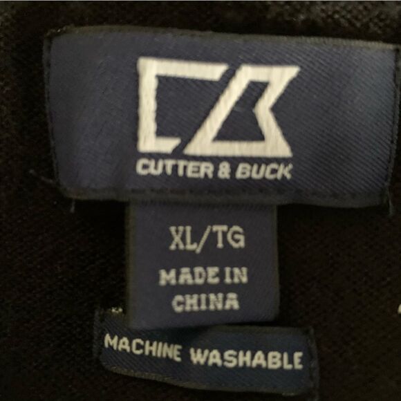 Cutter & Buck Atlanta Braves Insignia Merino Wool Blend Mens Sweater Sz XL - Picture 5 of 10